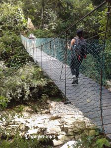 Puente por la Ciudad Perdida de Colombia