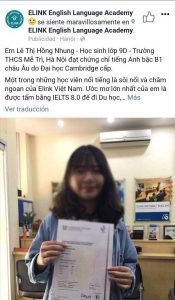 Elink Vietnam ´s Facebook ad