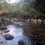 Lagunas en el trek a la Ciudad Perdida de Colombia