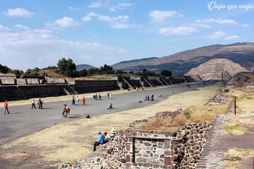 Las pirámides de Teotihuacán, cerca a la Ciudad de México