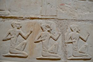 Jeroglíficos en Egipto