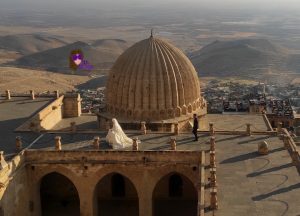 mirador desde arriba de la madrasa en mardin