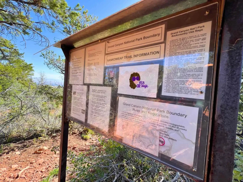 comienzo de la ruta nankoweap